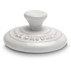 Stoneware Round Magnet White image number 1